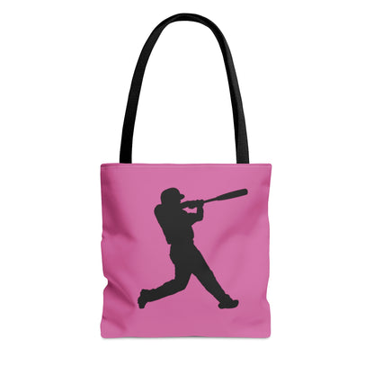 Tote Bag: Baseball Lite Pink