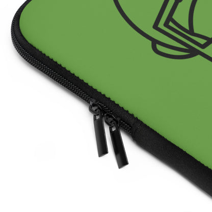 Laptop Sleeve: Football Green