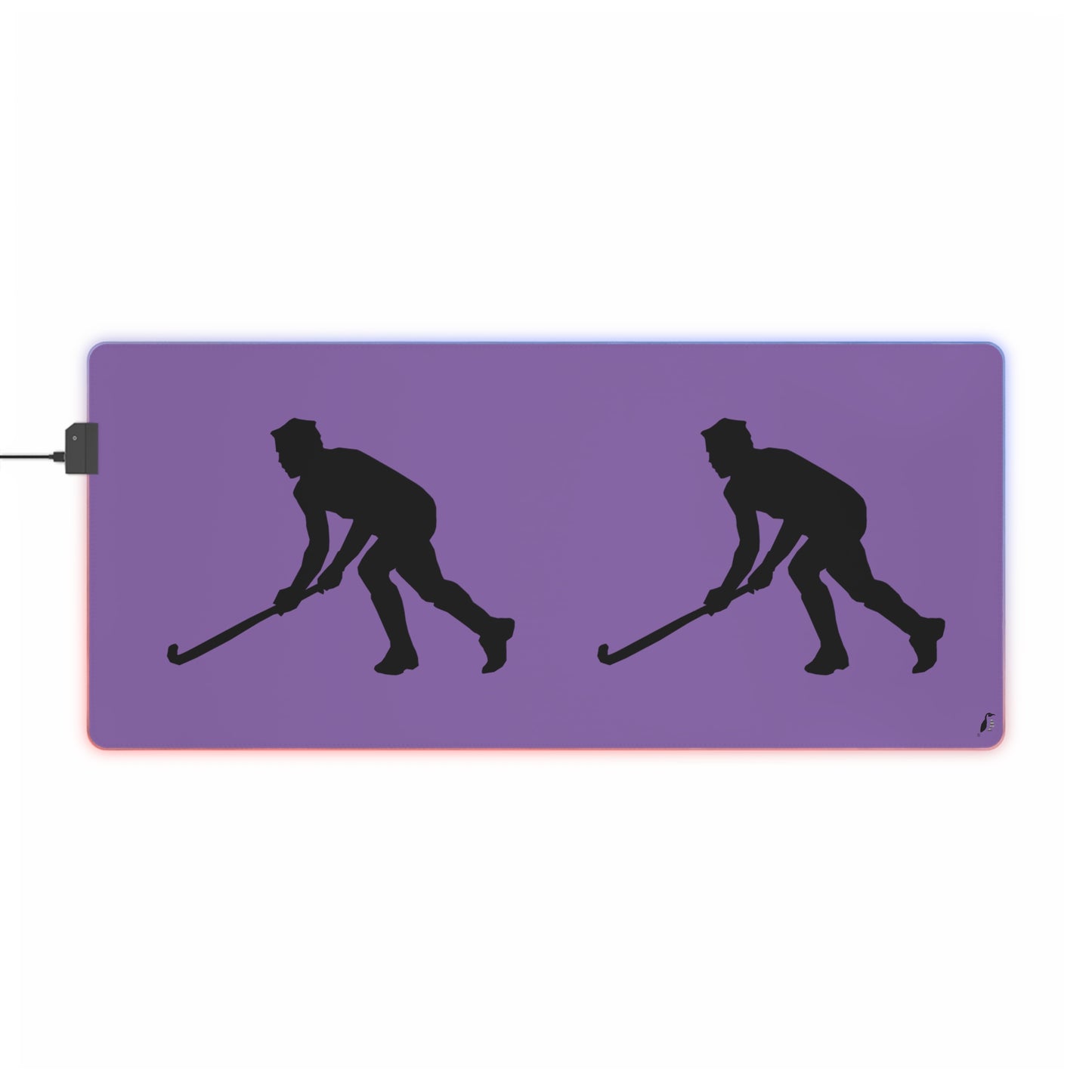 LED Gaming Mouse Pad: Hockey Lite Purple