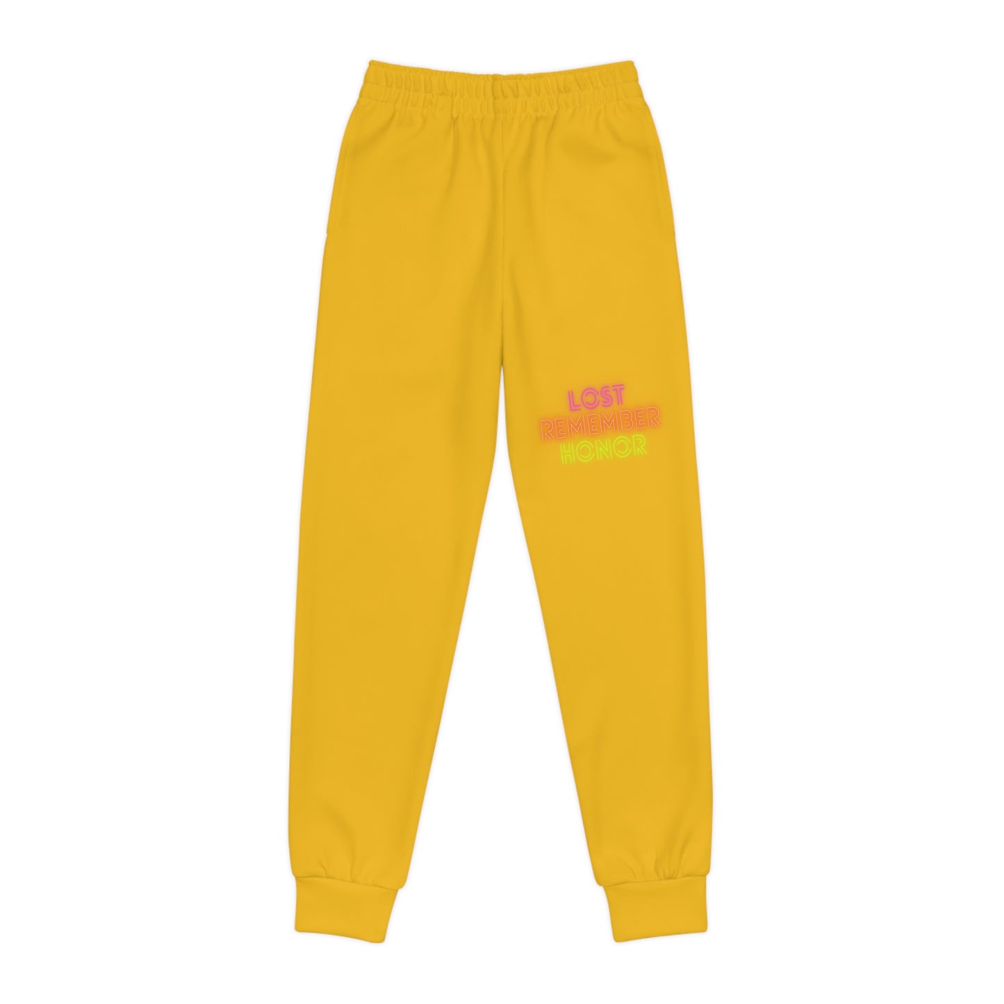 Youth Joggers: Lost Remember Honor Yellow