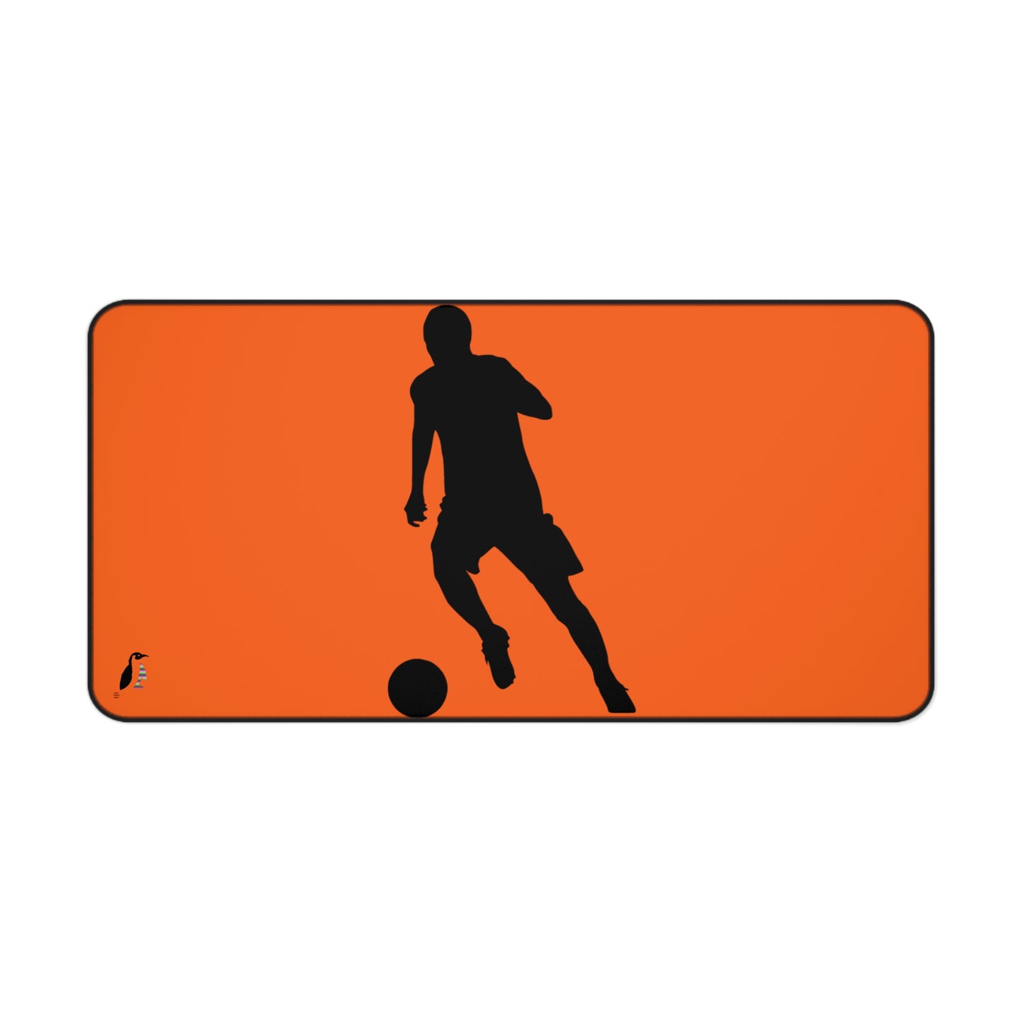 Desk Mat: Soccer Orange