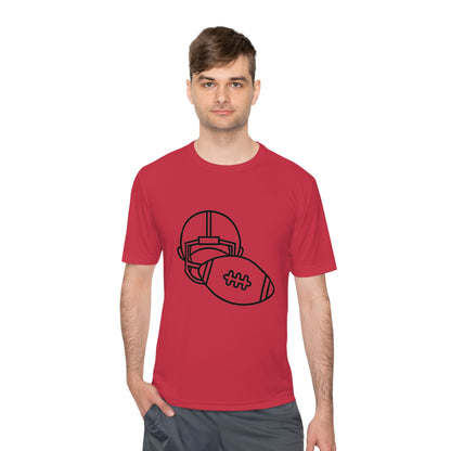 Moisture Wicking Tee: Football #3