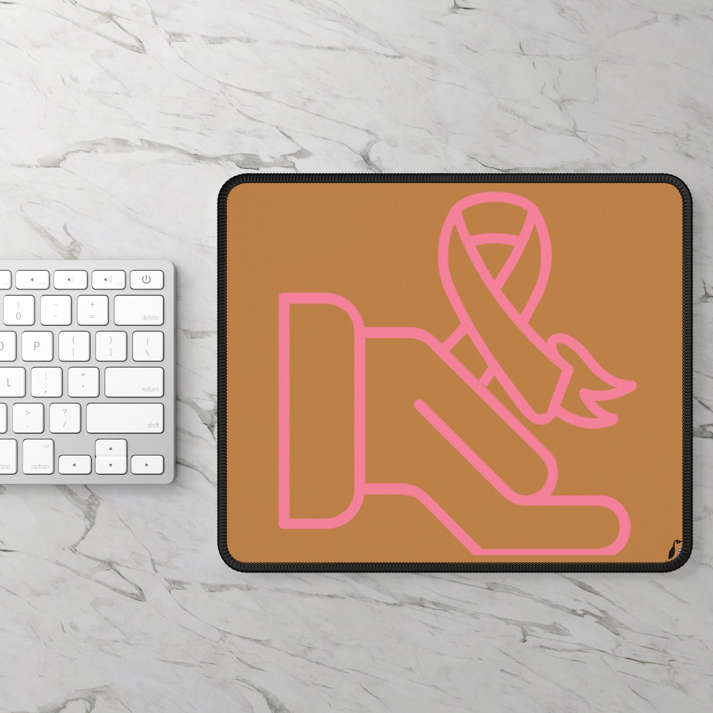 Gaming Mouse Pad: Fight Cancer Lite Brown