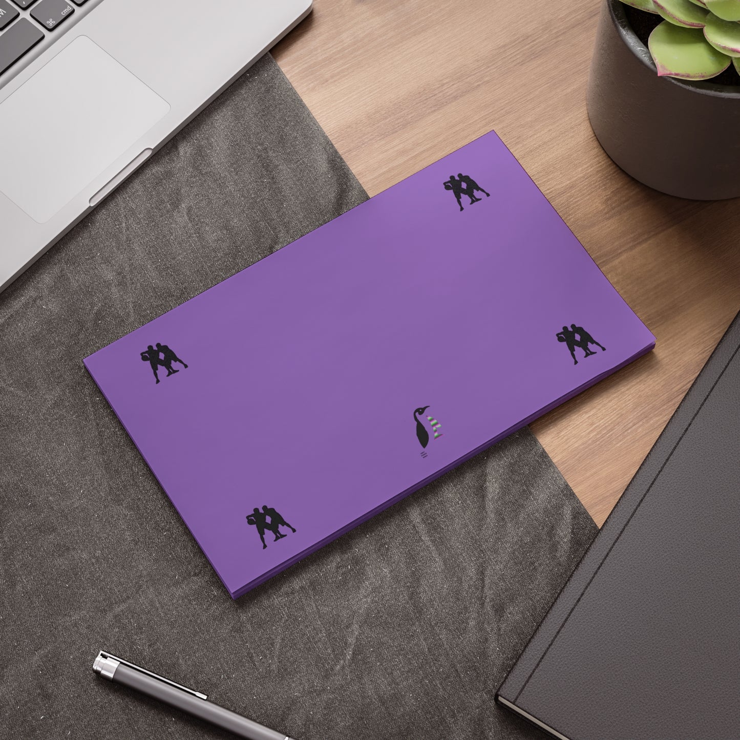 Post-it® Note Pads: Basketball Lite Purple