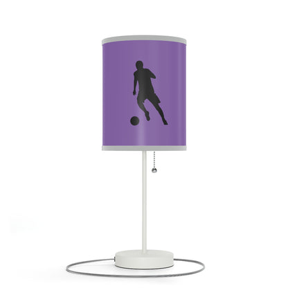 Lamp on a Stand, US|CA plug: Soccer Lite Purple