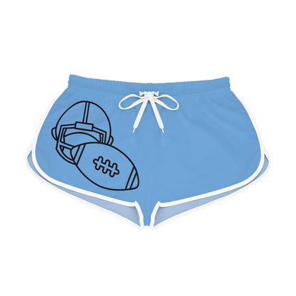 Women's Relaxed Shorts: Football Lite Blue