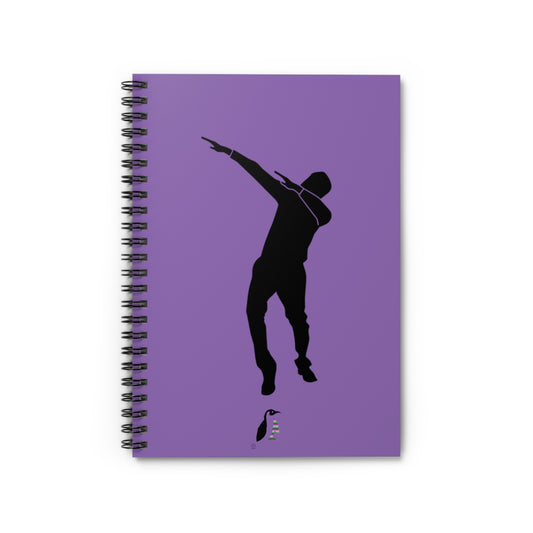 Spiral Notebook - Ruled Line: Dance Lite Purple