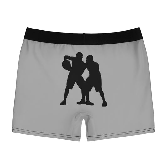 Men's Boxer Briefs: Basketball Lite Grey