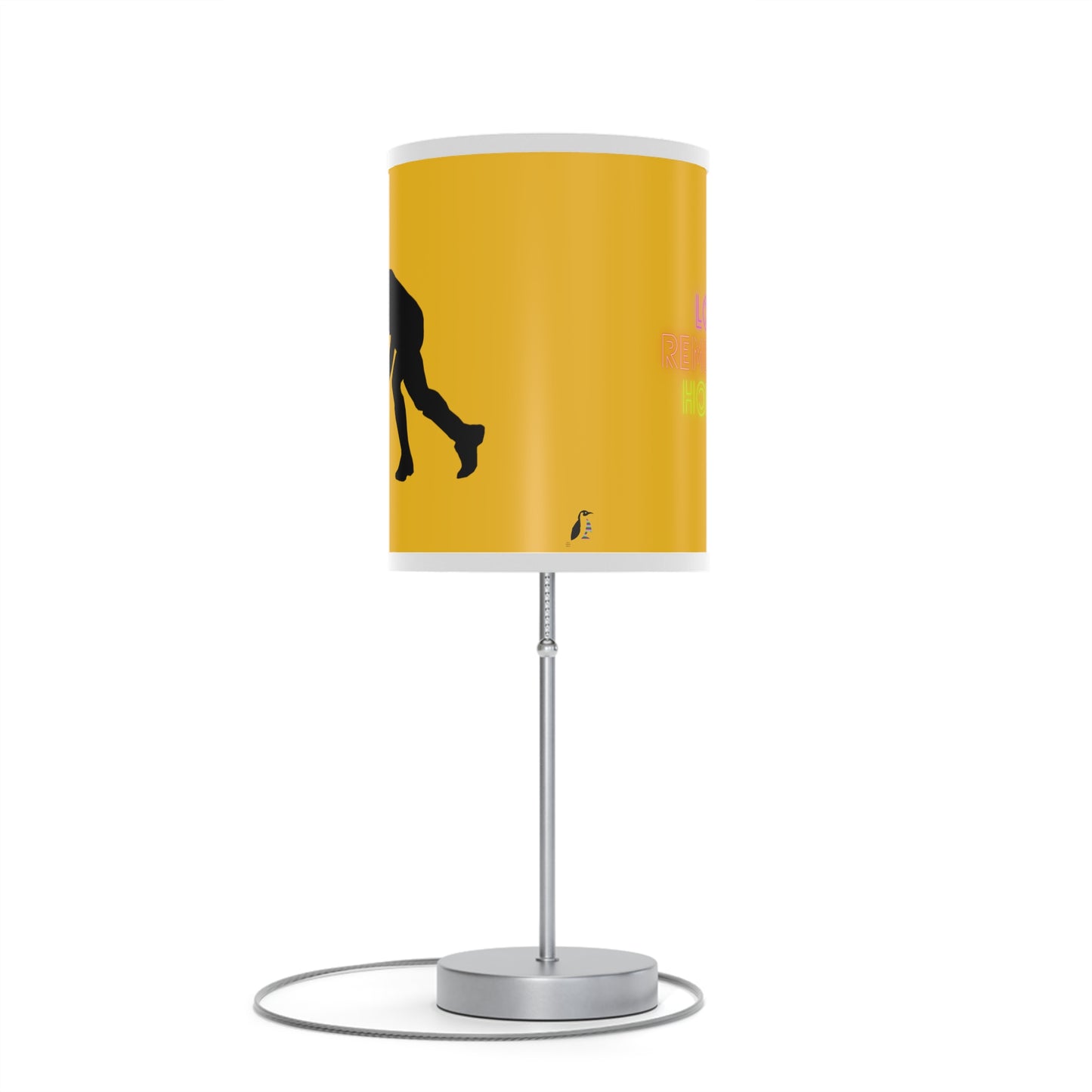 Lamp on a Stand, US|CA plug: Hockey Yellow