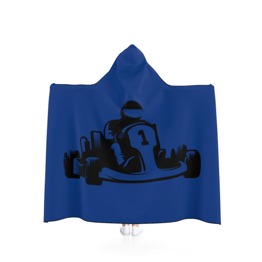 Hooded Blanket: Racing Dark Blue
