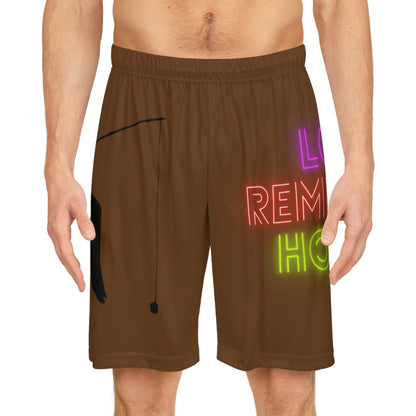 Basketball Shorts: Fishing Brown