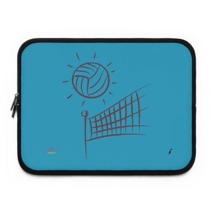 Laptop Sleeve: Volleyball Turquoise