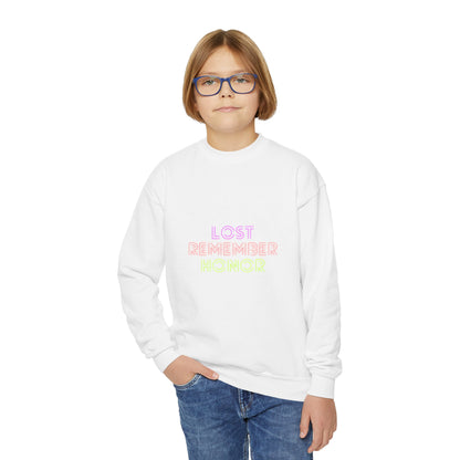 Youth Crewneck Sweatshirt: Lost Remember Honor