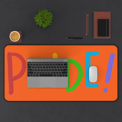 Desk Mat: LGBTQ Pride Orange