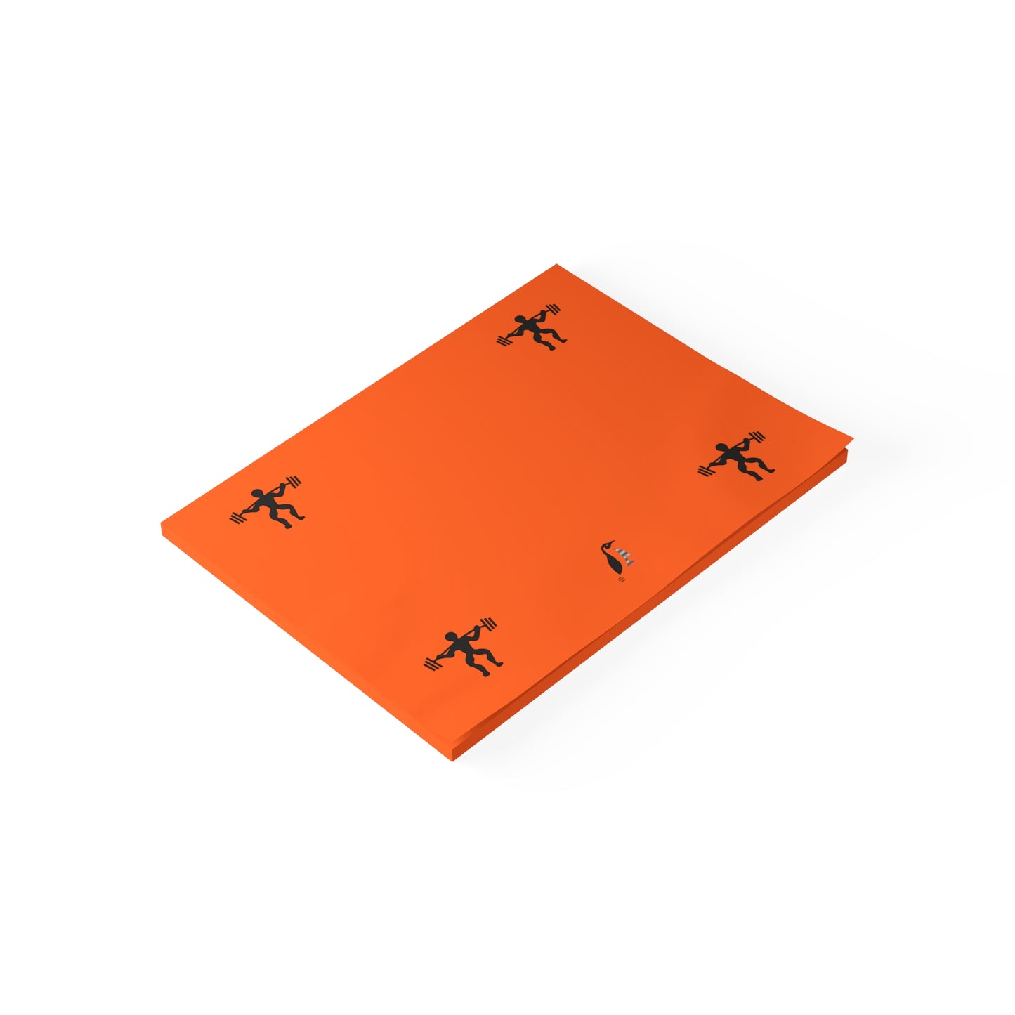 Post-it® Note Pads: Weightlifting Orange