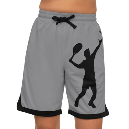 Basketball Rib Shorts: Tennis Grey