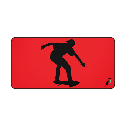 Desk Mat: Skateboarding Red