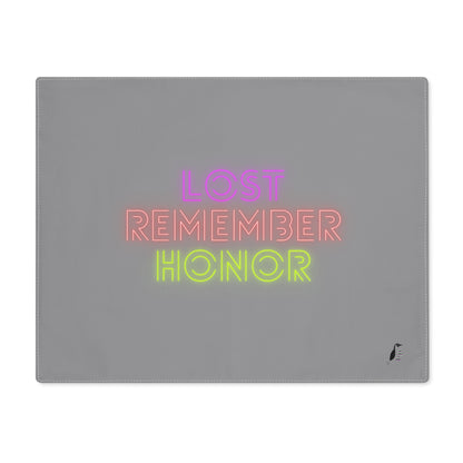 Placemat, 1pc: Lost Remember Honor Grey