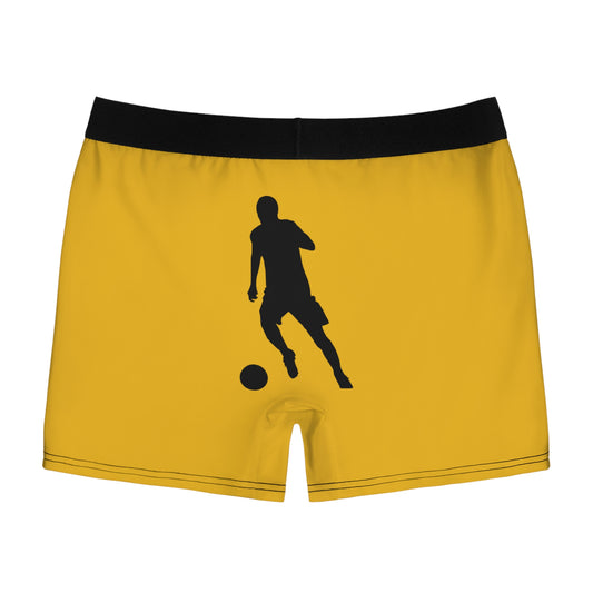 Men's Boxer Briefs: Soccer Yellow