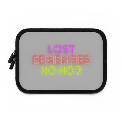 Laptop Sleeve: Lost Remember Honor Lite Grey