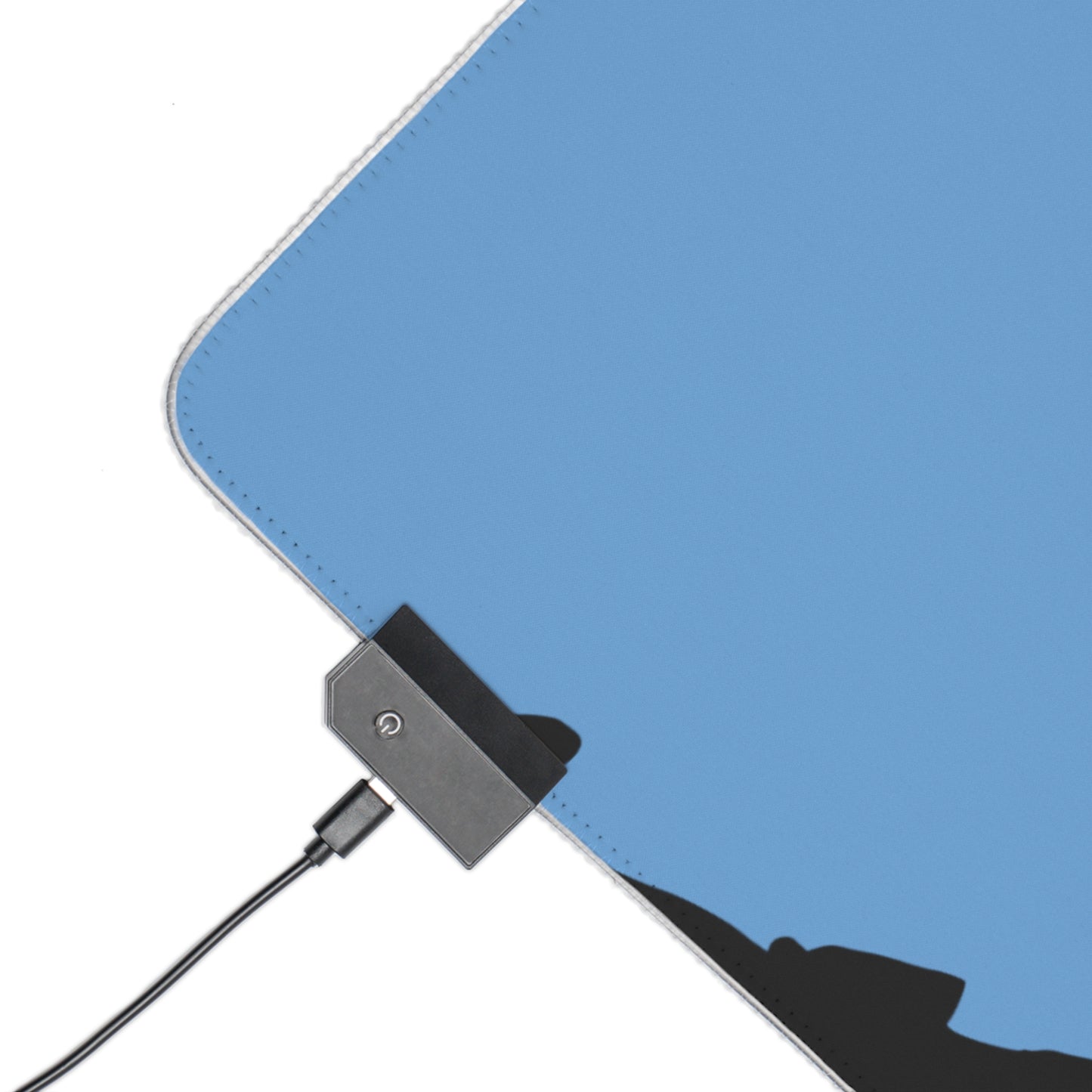 LED Gaming Mouse Pad: Soccer Lite Blue