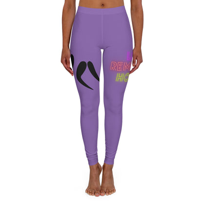 Women's Spandex Leggings: Wrestling Lite Purple