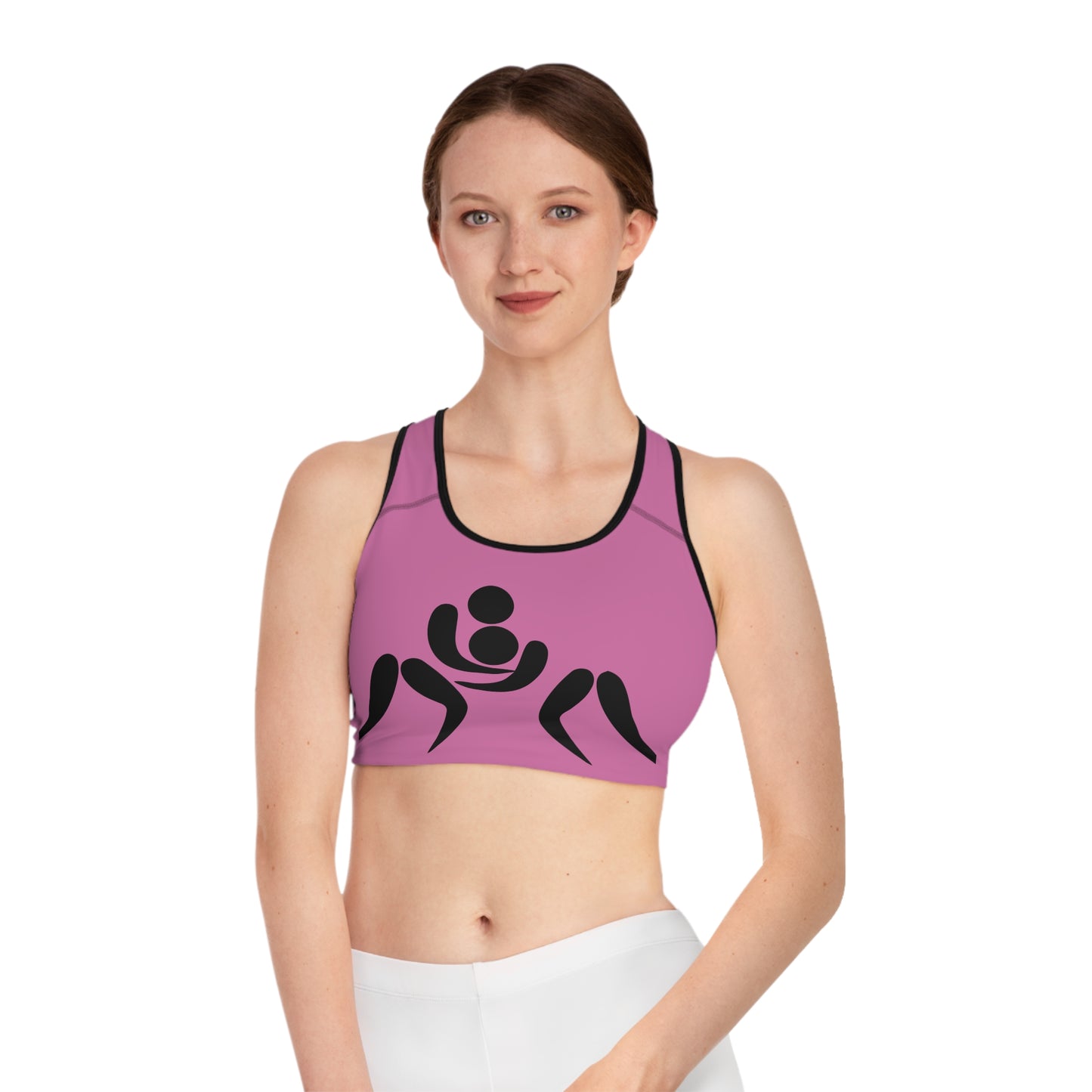 Sports Bra: Wrestling Lite Pink