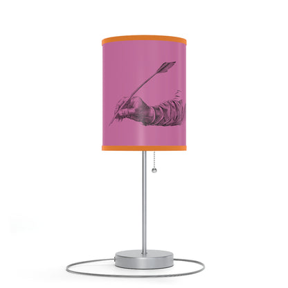 Lamp on a Stand, US|CA plug: Writing Lite Pink