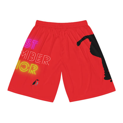 Basketball Shorts: Skateboarding Red