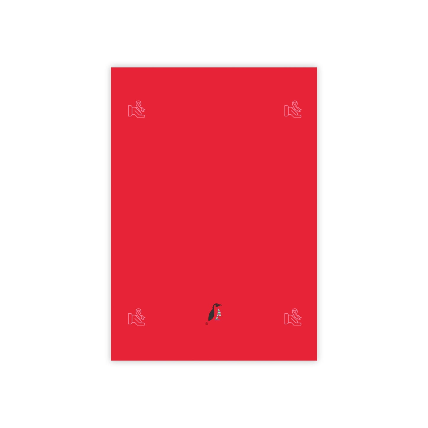 Post-it® Note Pads: Fight Cancer Dark Red