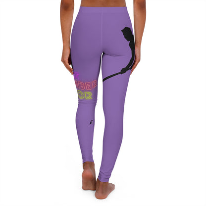 Women's Spandex Leggings: Hockey Lite Purple