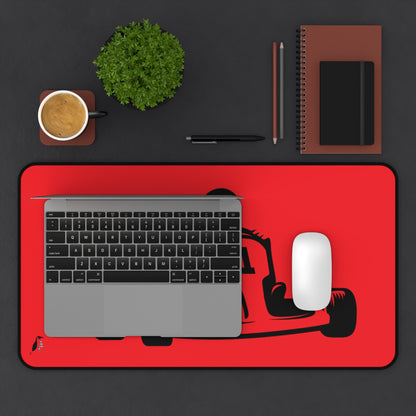 Desk Mat: Racing Red