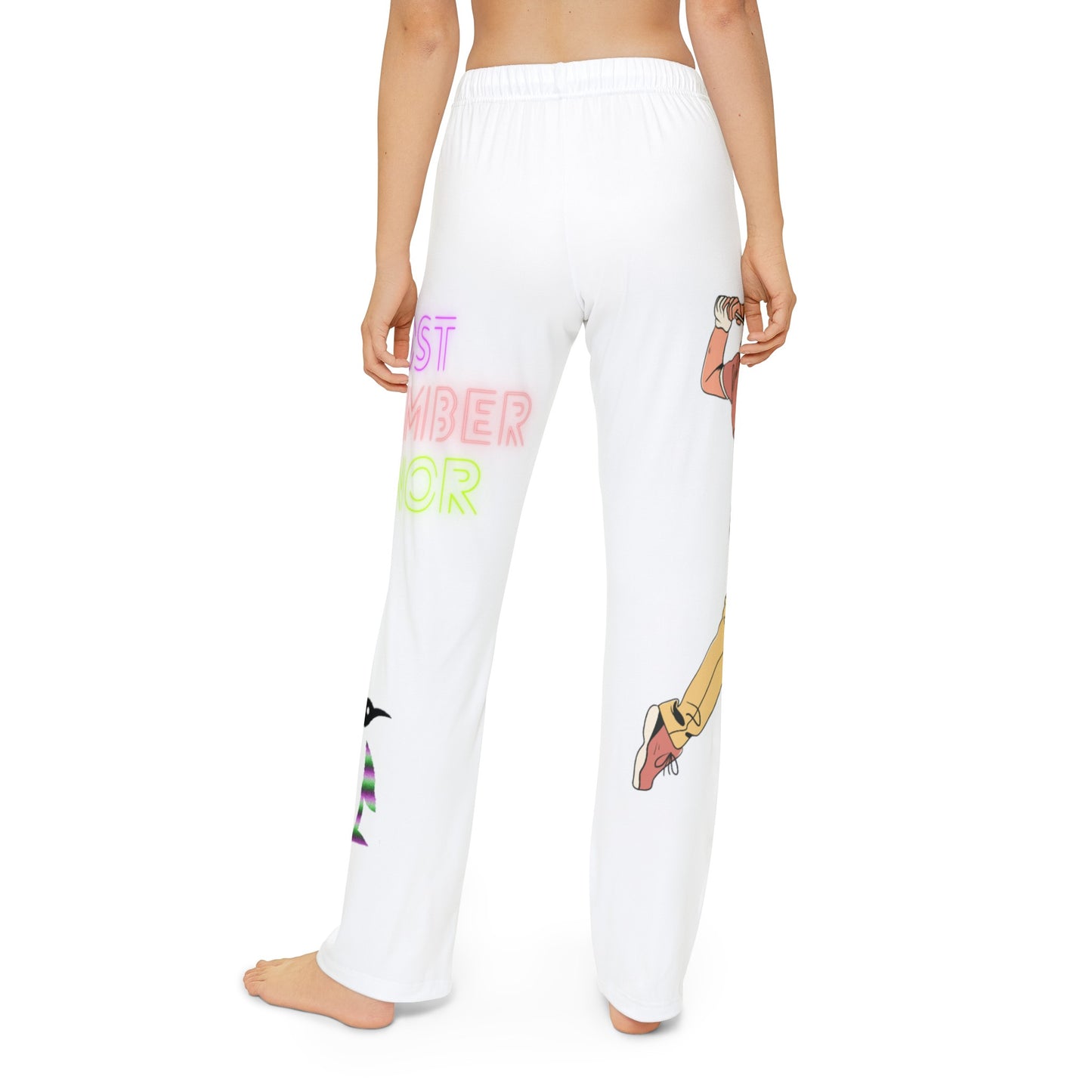 Kids Pajama Pants: Golf White