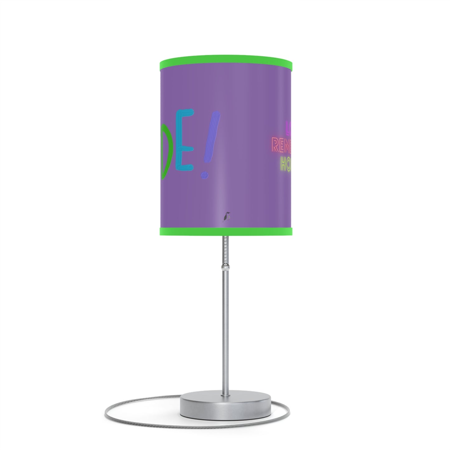 Lamp on a Stand, US|CA plug: LGBTQ Pride Lite Purple 