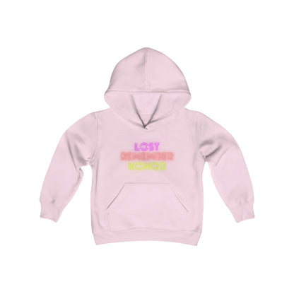 Youth Heavy Blend Hooded Sweatshirt: Lost Remember Honor 