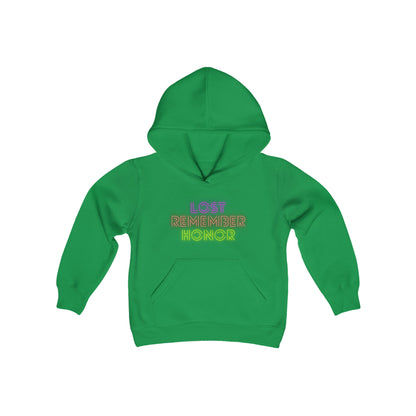 Youth Heavy Blend Hooded Sweatshirt: Lost Remember Honor