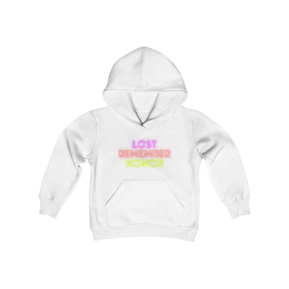 Youth Heavy Blend Hooded Sweatshirt: Lost Remember Honor 