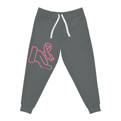 Athletic Joggers: Fight Cancer Dark Grey