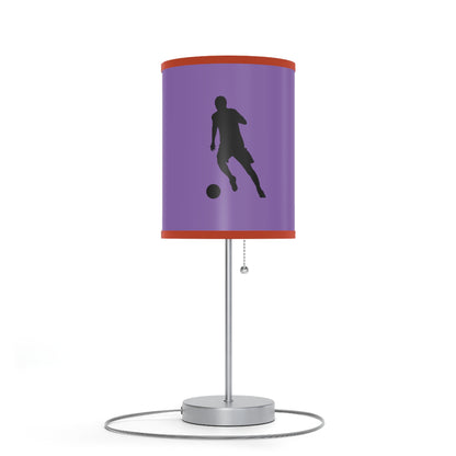 Lamp on a Stand, US|CA plug: Soccer Lite Purple