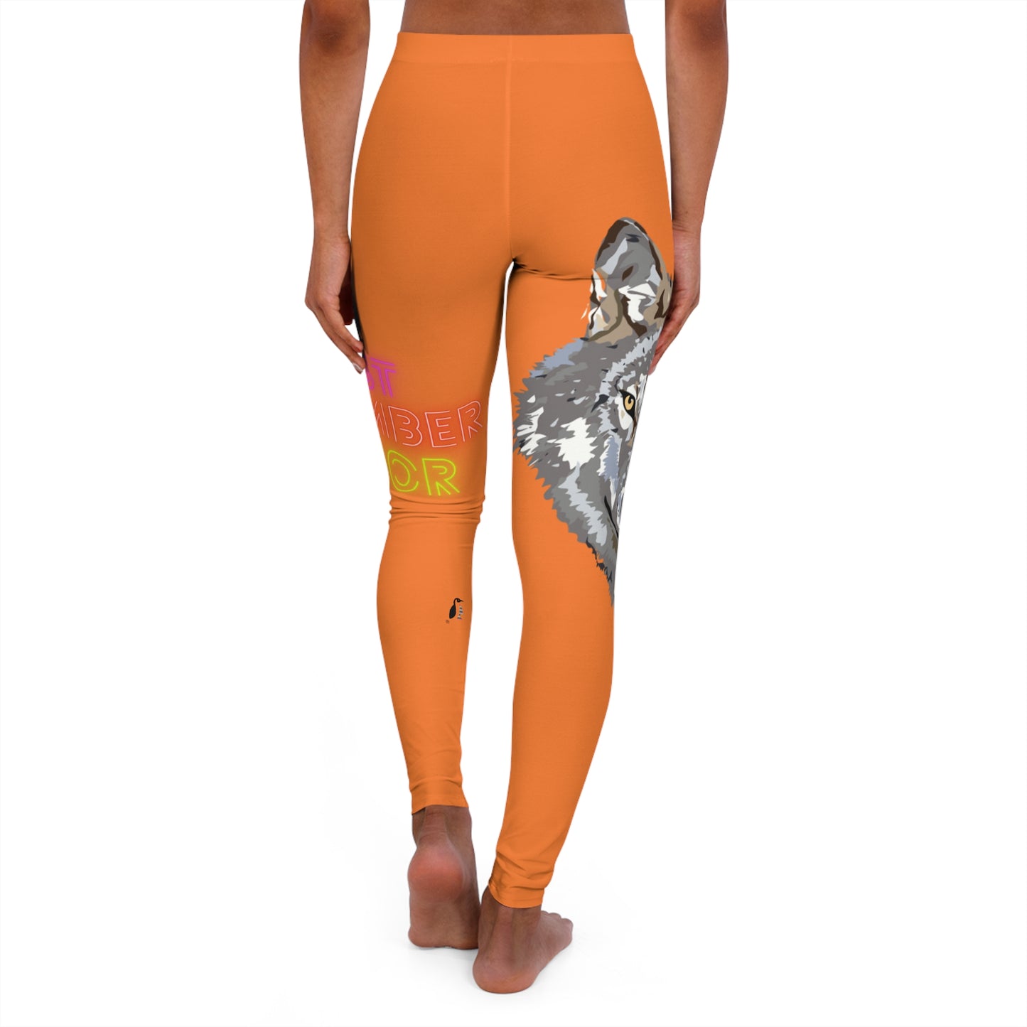 Women's Spandex Leggings: Wolves Crusta