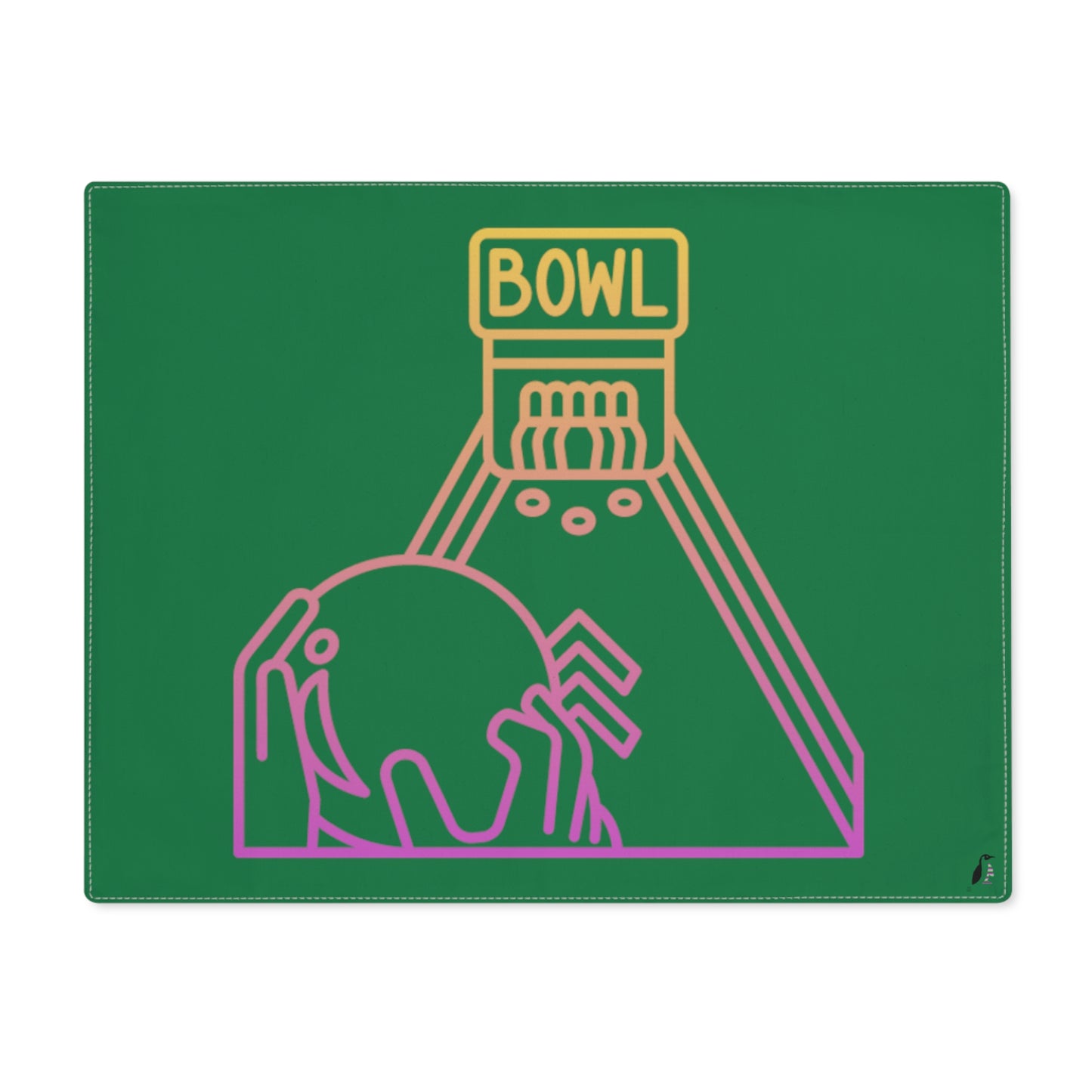 Placemat, 1pc: Bowling Dark Green
