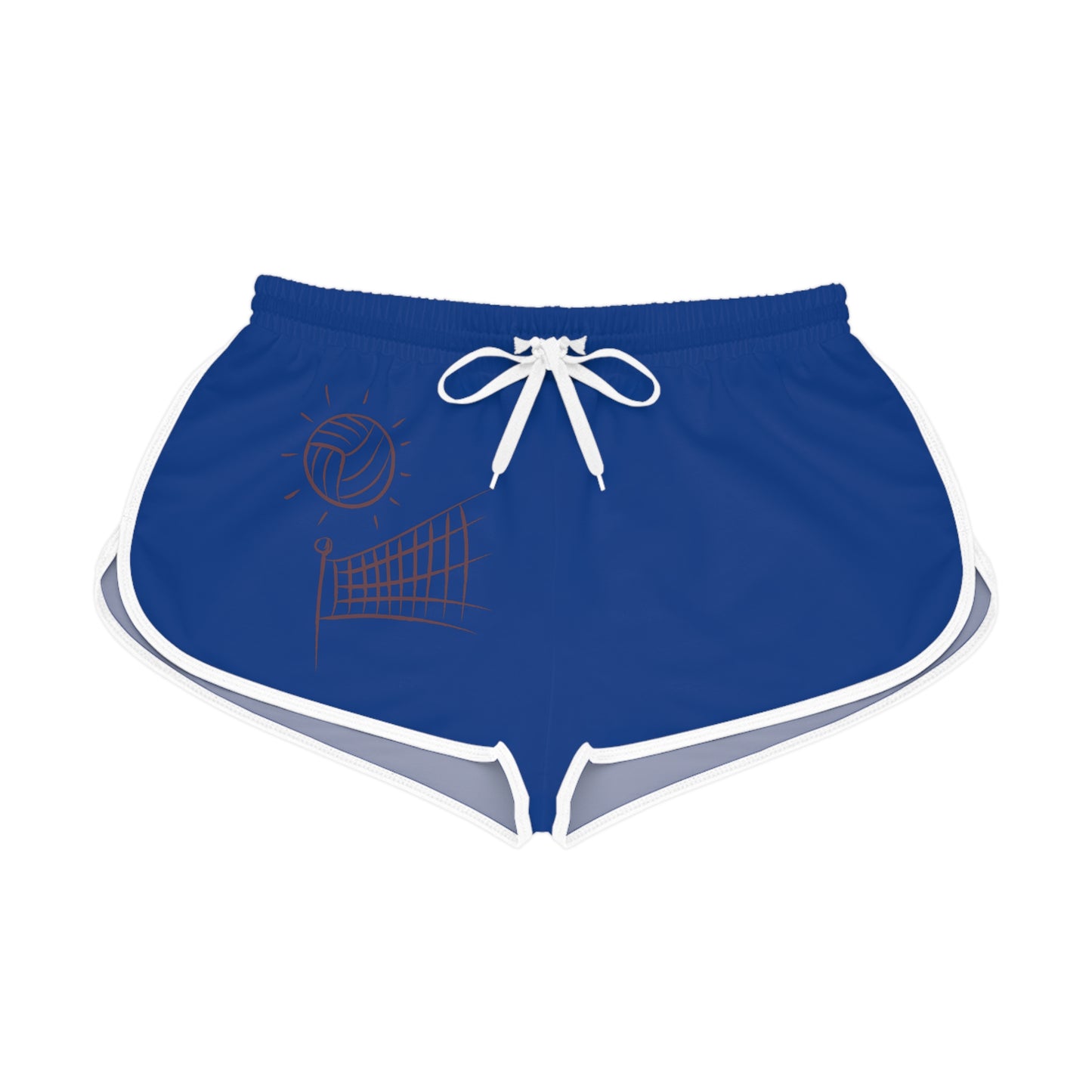 Women's Relaxed Shorts: Volleyball Dark Blue