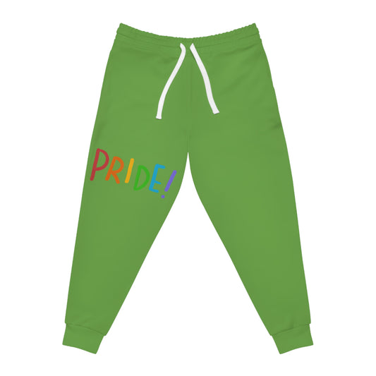 Athletic Joggers: LGBTQ Pride Green