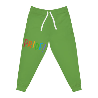 Athletic Joggers: LGBTQ Pride Green