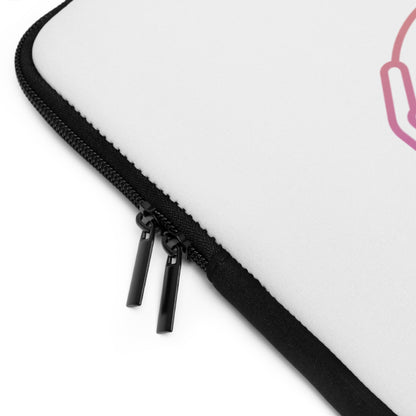 Laptop Sleeve: Bowling White