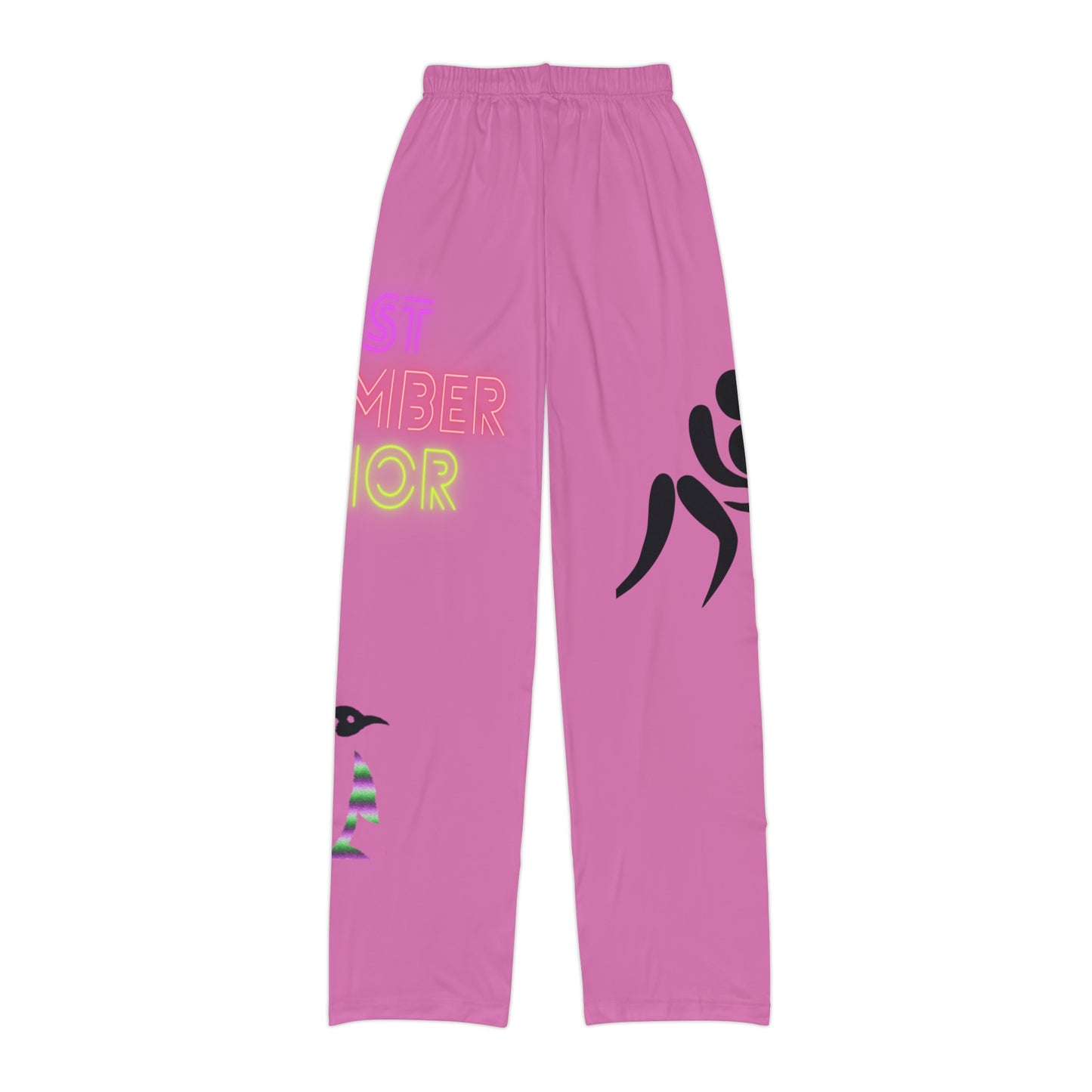 Kids Pajama Pants: Wrestling Lite Pink