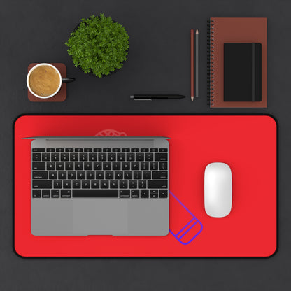 Desk Mat: Music Red