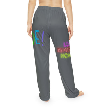 Women's Pajama Pants: LGBTQ Pride Dark Grey