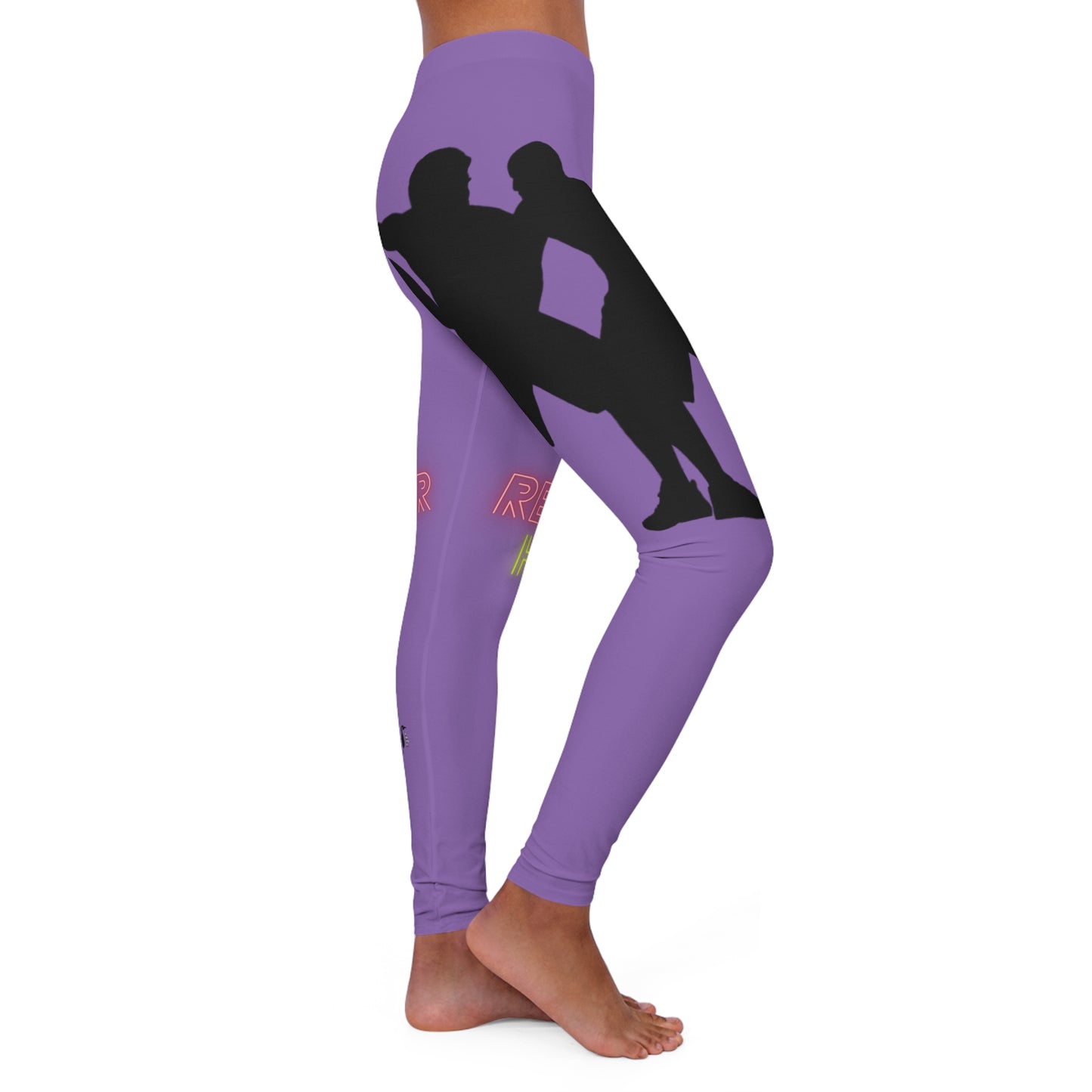 Women's Spandex Leggings: Basketball Lite Purple