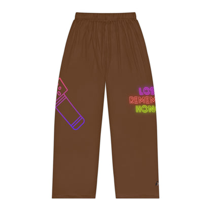 Women's Pajama Pants: Music Brown